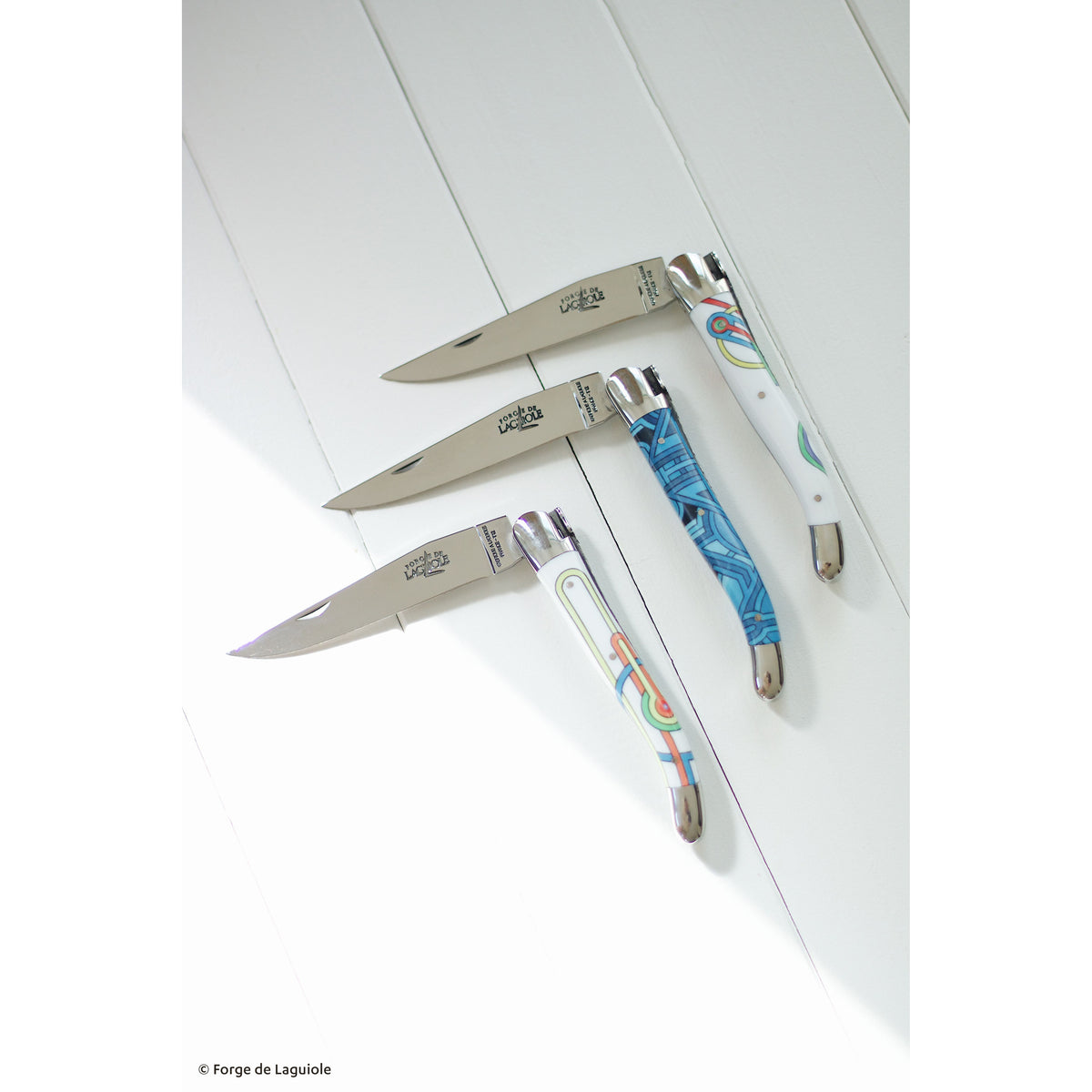 Couteau pliant 11 cm, mitres inox brillant, Seize Happywallmaker – Laguiole - Laguiole - Couteau de poche - - La Guilde Culinaire