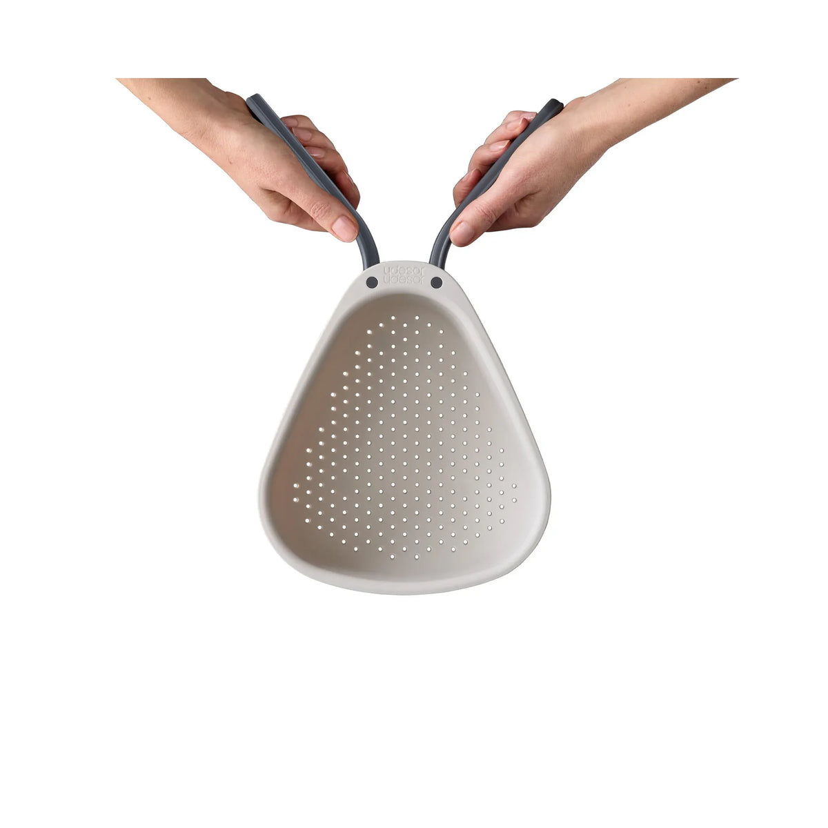 Grande passoire blanche Droplet avec poignée pliable - Joseph Joseph - Passoire et écumoire - - La Guilde Culinaire