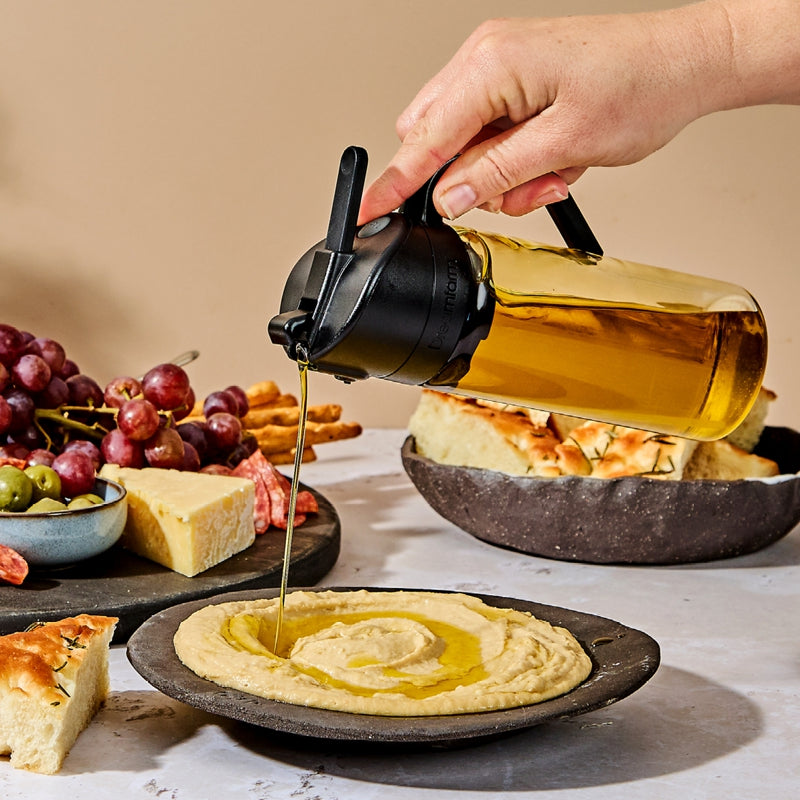 OILEROO Bouteille à huile 3-en-1 - Dreamfarm - Bouteille pour l'huile et vinaigre - - La Guilde Culinaire