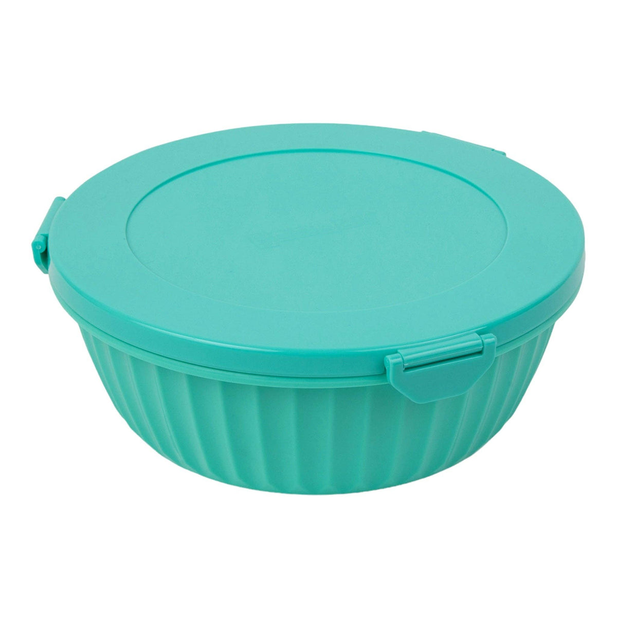 Bol à salade étanche avec séparateur 3 compartiments - Paradise Aqua - Yumbox - Boîte à repas - - La Guilde Culinaire