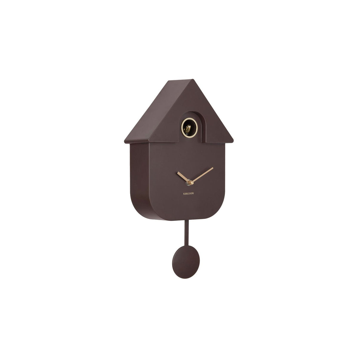 Horloge "The Modern Cuckoo" Brun terre - Horloge Karlsson - Horloge - M5-KMC-DB01 - La Guilde Culinaire