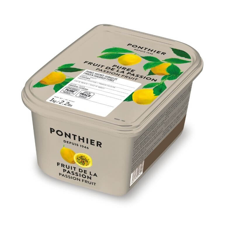 Purée fruit de la passion surgelée 1kg - Ponthier - Purée de fruit - - La Guilde Culinaire