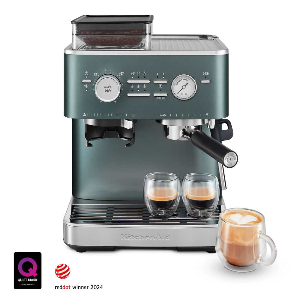 Machine à espresso semi-automatique avec moulin à meule - Kitchenaid - Machine à espresso - - La Guilde Culinaire