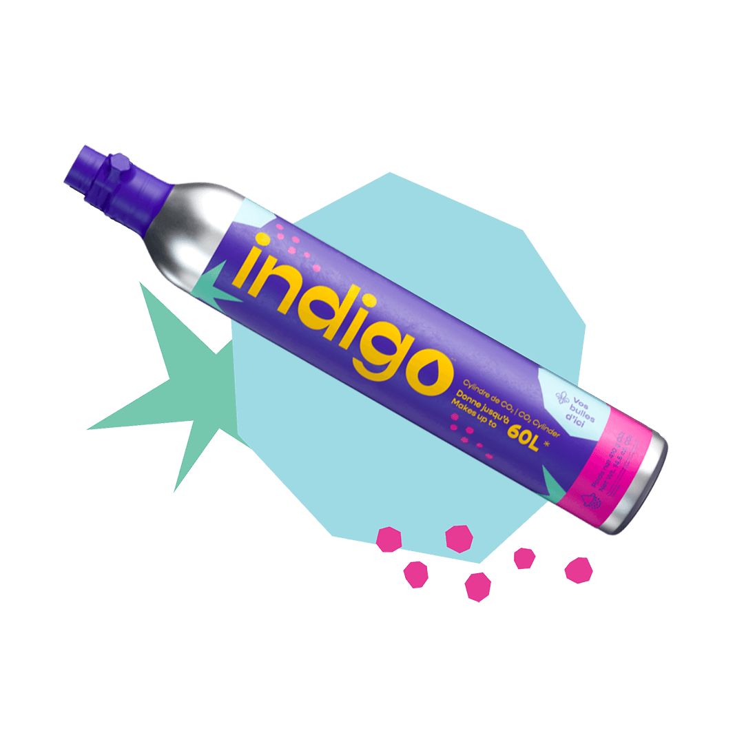 Cylindre de CO2 Indigo Soda - Indigo Soda - Cartouche de CO2 - - La Guilde Culinaire