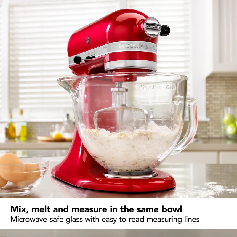 Bol en verre gradué 4.7L-5qt pour KitchenAid - Kitchenaid - Bol batteur sur socle - - La Guilde Culinaire