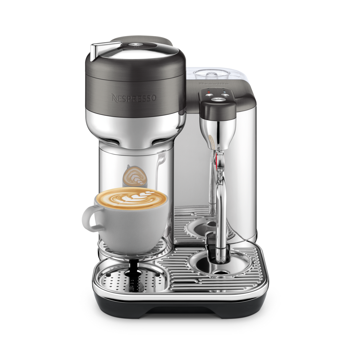 The Vertuo Creatista Acier inoxydable noir - Nespresso - Machine à espresso - BVE850BST1BNA1 - La Guilde Culinaire