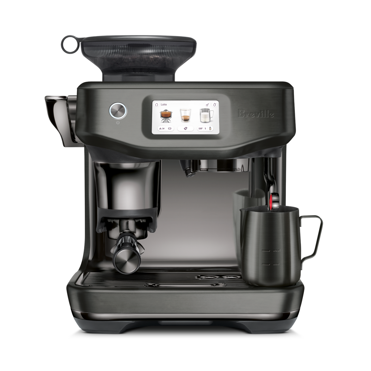 Machine à Café The Barista Touch Impress Noir - Breville - Machine à espresso - BES881NRE1BNA1 - La Guilde Culinaire