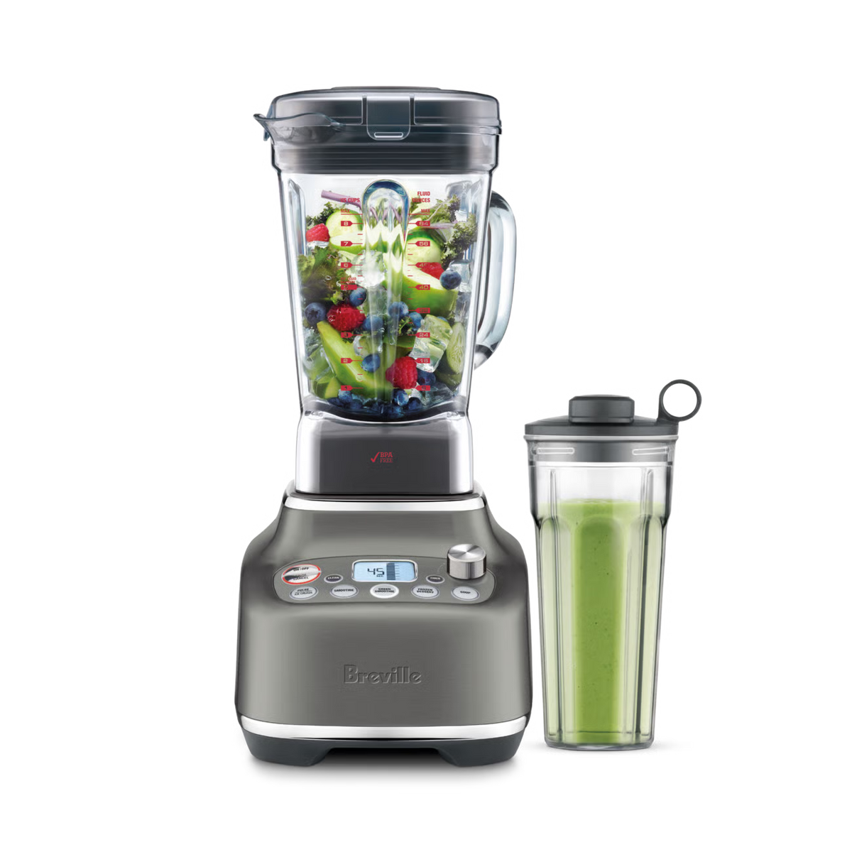 The Super Q Acier inoxydable noir - Breville - Robot mélangeur - BBL920BST1BCA1 - La Guilde Culinaire