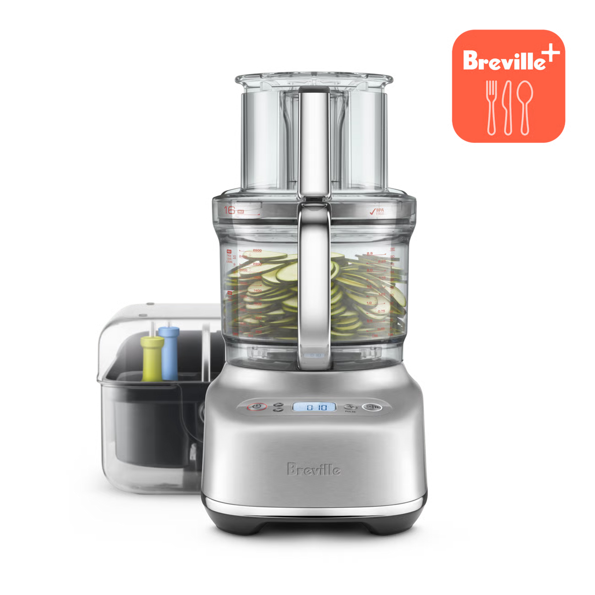 Robot Culinaire The Breville Sous Chef 16 Acier inoxydable brossé - Breville - Robot cuiseur - BFP810BSS1BNA1 - La Guilde Culinaire