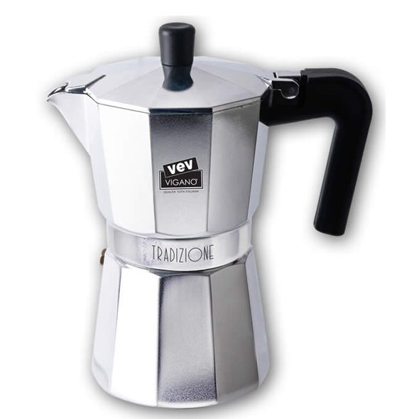 Cafetière expresso Moka Tradizioni 9 tasses - Vev Vigano - Cafetière italienne - 30V/KP900 - La Guilde Culinaire