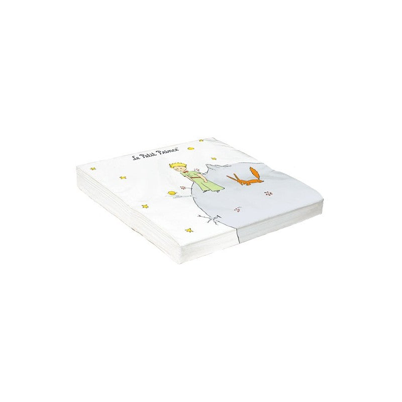 Serviettes Planète (recto verso) - Le Petit Prince - Editions Clouet - Serviette - - La Guilde Culinaire