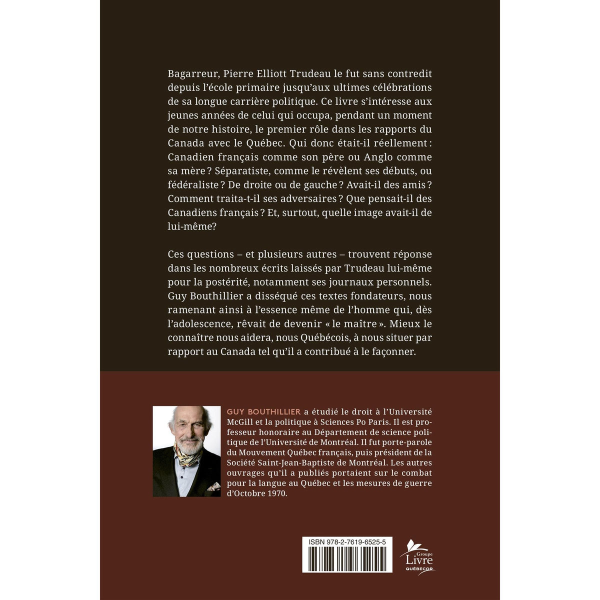 Pierre Elliott Trudeau le bagarreur - De L'Homme Ed. - Livre de cuisine - - La Guilde Culinaire