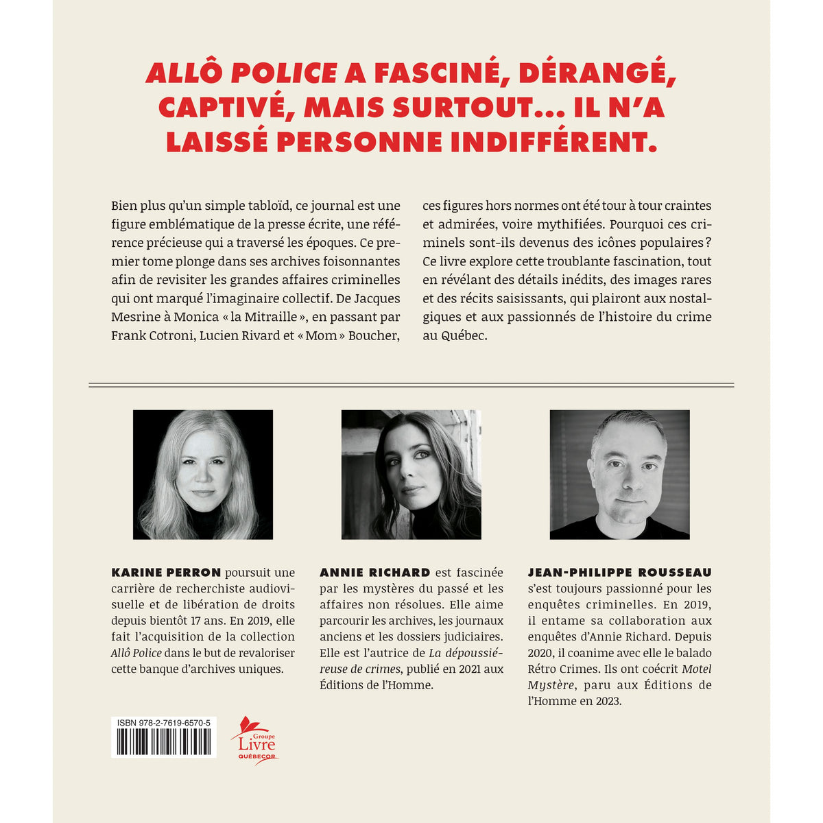 La filière Allô Police - De L'Homme Ed. - Livre - - La Guilde Culinaire