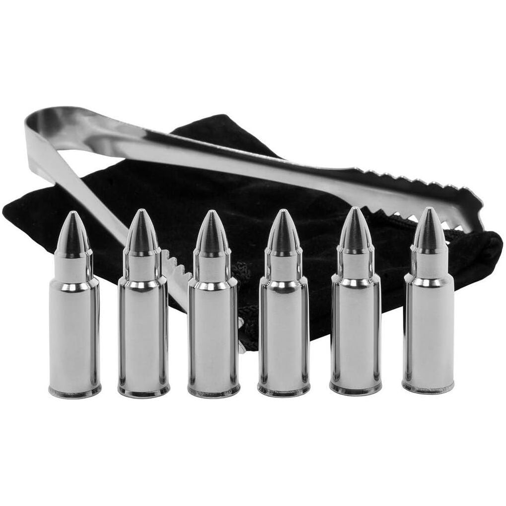 Étui de 6 refroidisseurs en acier et forme de cartouche - Outset - Moule à glaçons - - La Guilde Culinaire