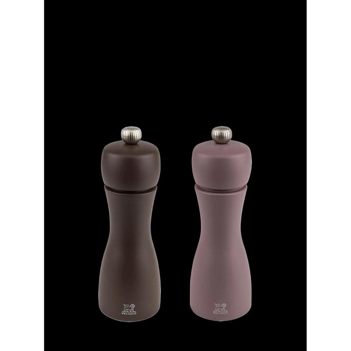 Duo Tahiti Hiver de moulins à poivre et à sel manuels 15 cm * - Peugeot - Moulin à poivre, sel, et épices - - La Guilde Culinaire