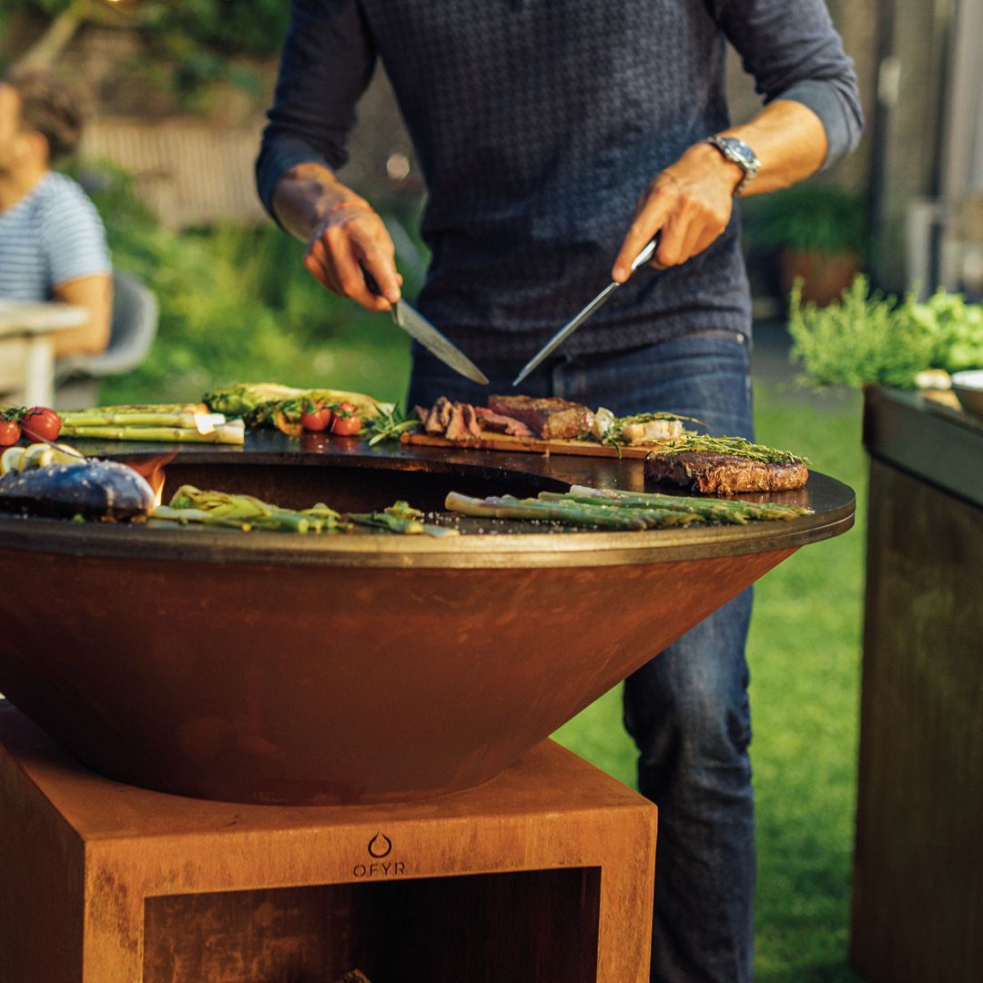 OFYR Classic + Storage Corten 100 - OFYR - Braséros d'extérieur - - La Guilde Culinaire
