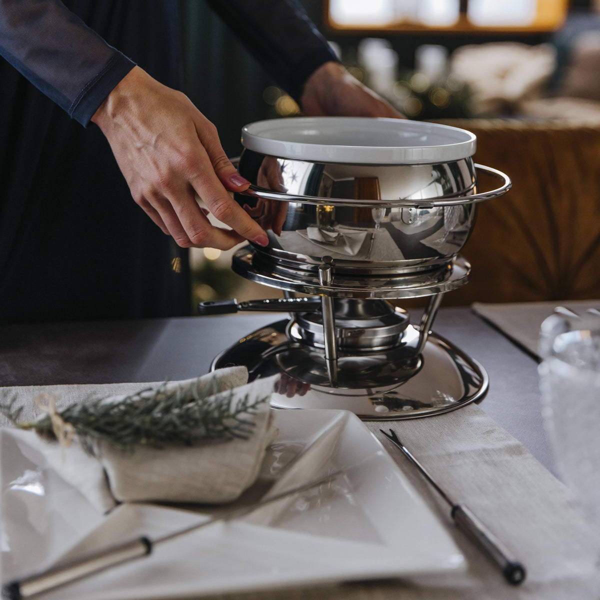 ZURI Set à fondue - Swissmar - Service à fondue - - La Guilde Culinaire