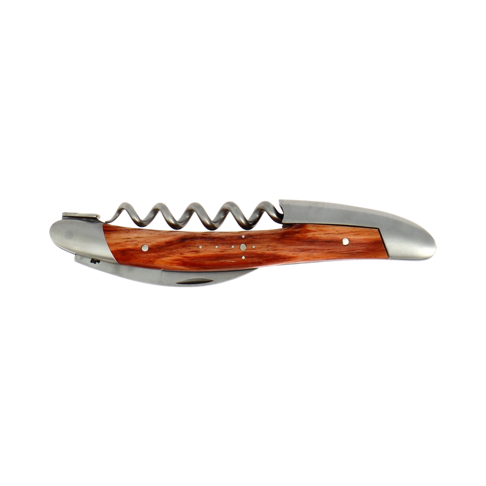 Tire-bouchon - Couteau de Sommelier – Laguiole Bois de rose - Laguiole - Tire-bouchon - 00004476 - SOM RO SAT - La Guilde Culinaire