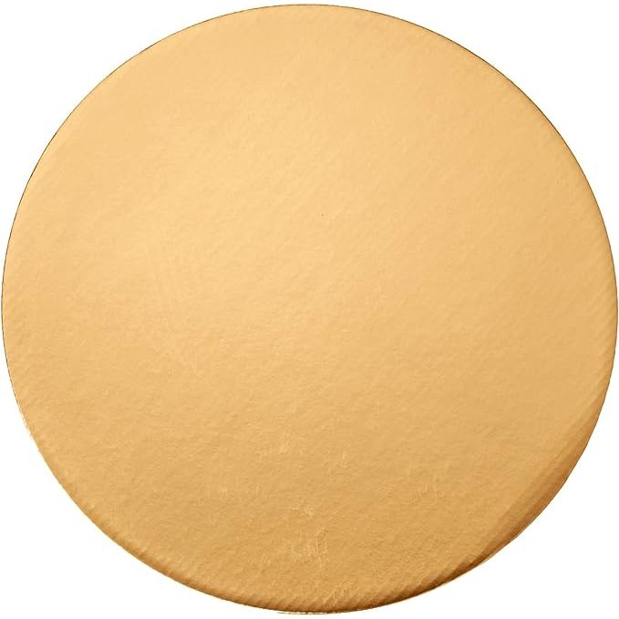 Support à gâteau rond or - 25cm/9.85'' - 5 unités - La Guilde Culinaire - Accessoire - - La Guilde Culinaire