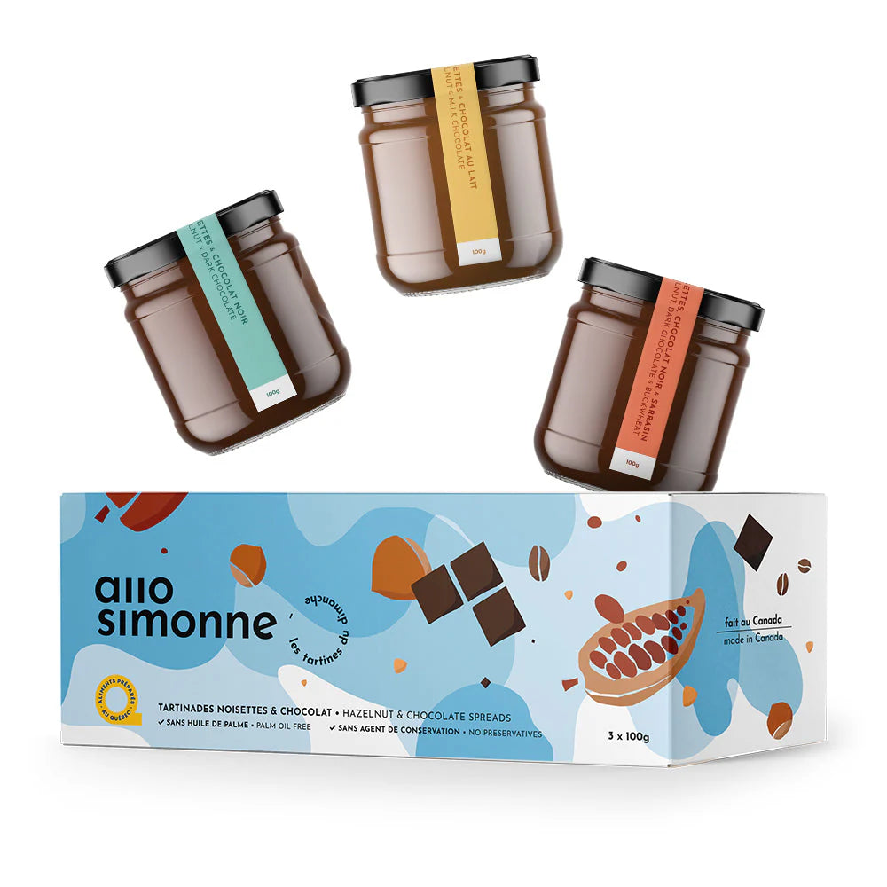 Boite découverte Trio Bleu - Allo Simonne - Tartinade - - La Guilde Culinaire