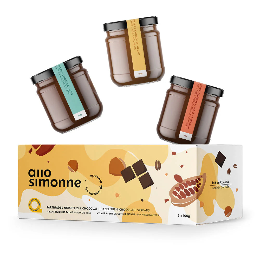 Boîte découverte Trio Jaune - Allo Simonne - Tartinade - - La Guilde Culinaire