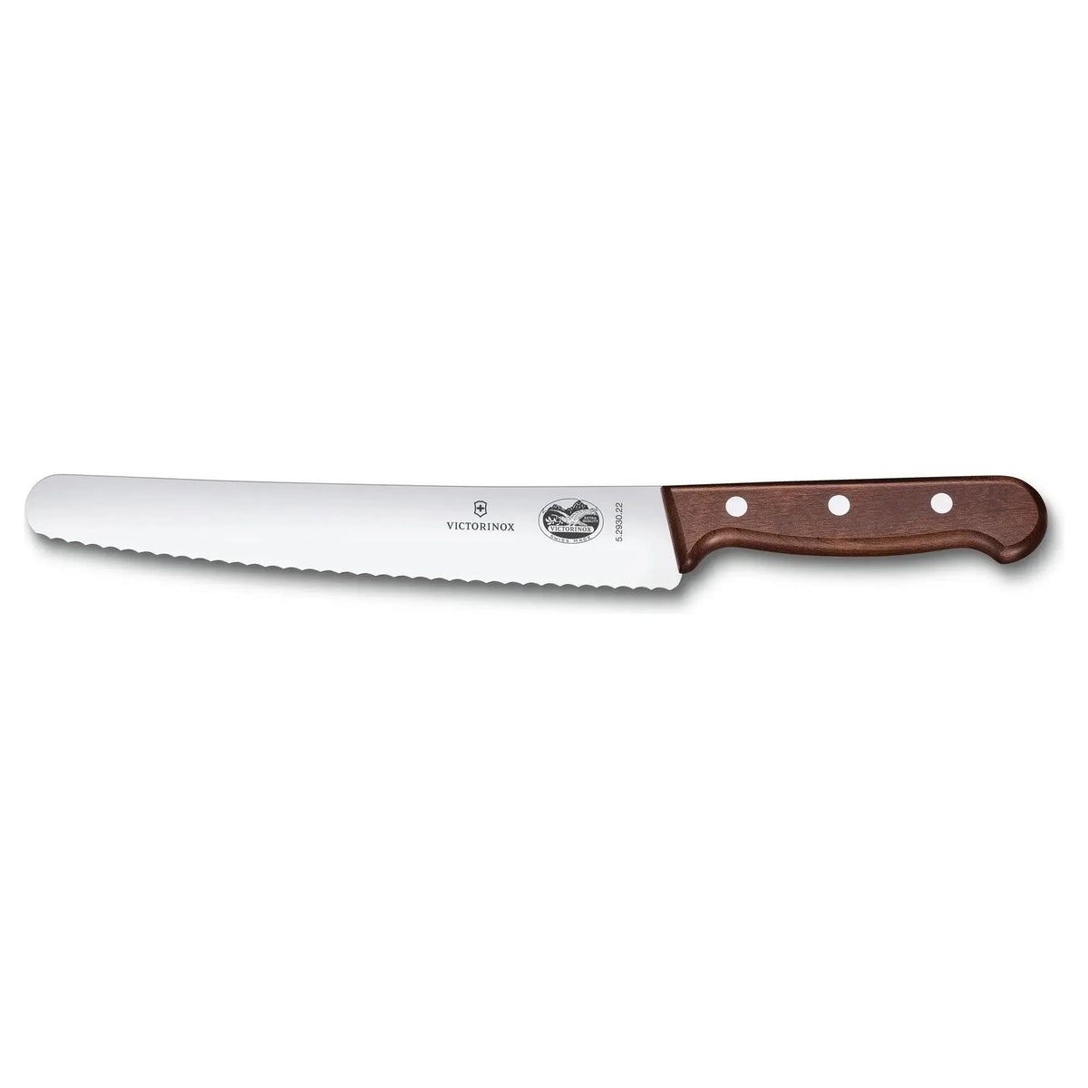 Wood Couteau à pain et à pâtisserie manche en bois 22cm-8.7'' - Victorinox - Couteau à pain - - La Guilde Culinaire