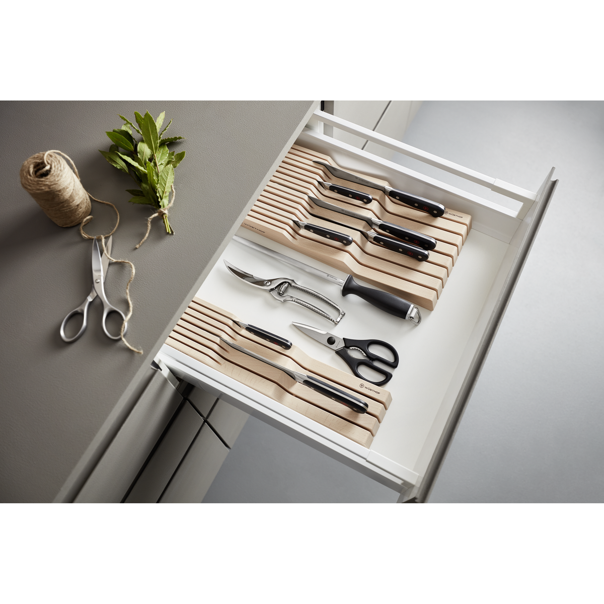 Petit plateau à couteaux pour tiroir * - Wüsthof - Bloc à couteaux - - La Guilde Culinaire