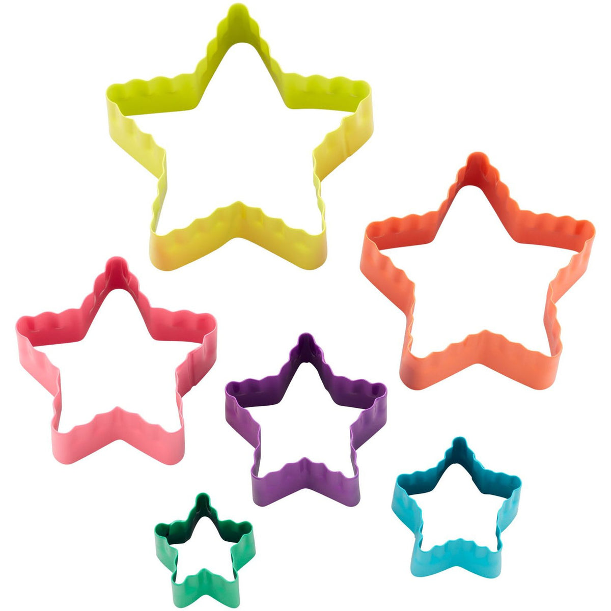 Ensemble de découpoirs à fondant en forme d'étoile, 6 pièces - Wilton - Emporte-pièce - - La Guilde Culinaire