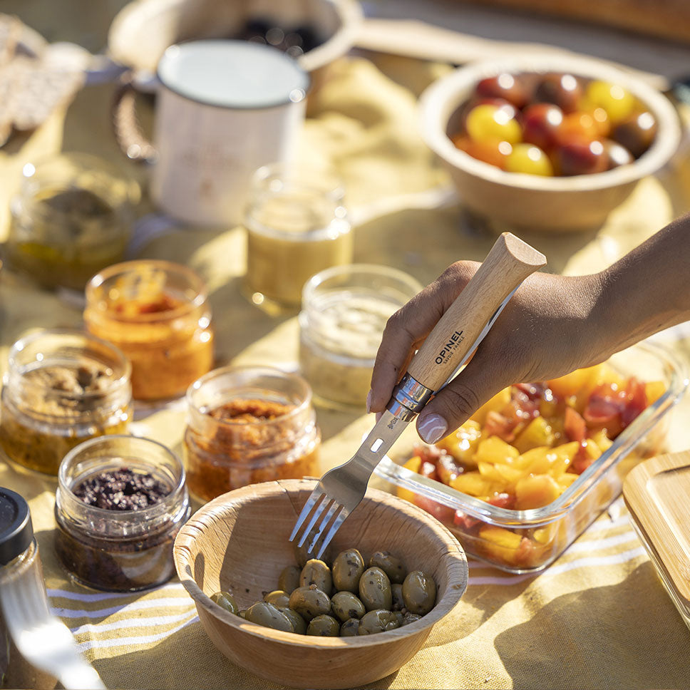 Opinel - Set complet Picnic + - Opinel - Ustensiles de poche - - La Guilde Culinaire