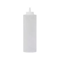 Bouteille à pression en plastique transparent 24 Oz - SG - Bouteille à condiment - - La Guilde Culinaire