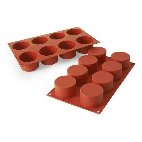 Moule CYLINDRE en silicone flexible SILICONFLEX - SilikoMart - Moule à gâteaux - - La Guilde Culinaire