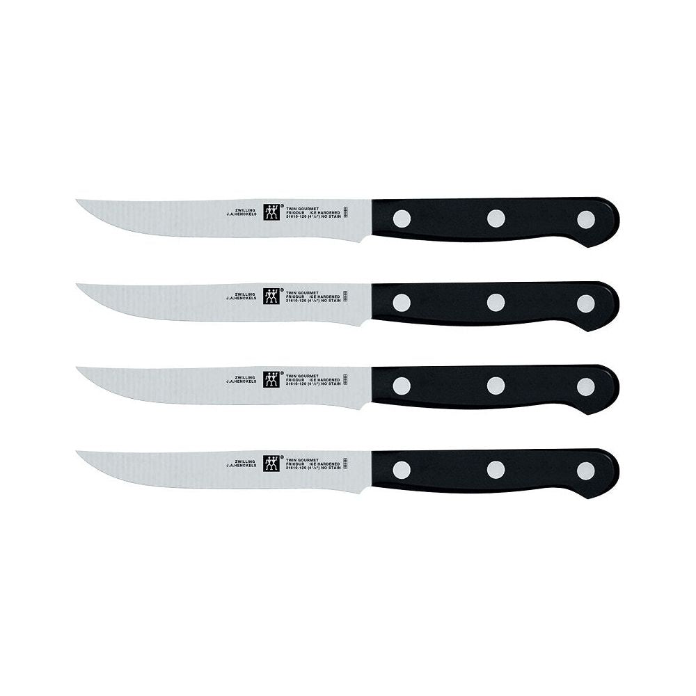 Zwilling Ensemble 4 couteaux à steak polypropylène noir - Zwilling - Couteau à steak - - La Guilde Culinaire