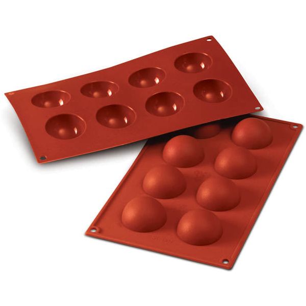 Moule DEMI-SPHERE Ø 1.97'' en silicone flexible SILICONFLEX - SilikoMart - Moule à gâteaux - - La Guilde Culinaire