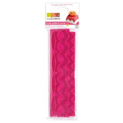 Lot de 4 frises décoratives pour pâte à sucre - Scrapcooking - Découpoir - - La Guilde Culinaire