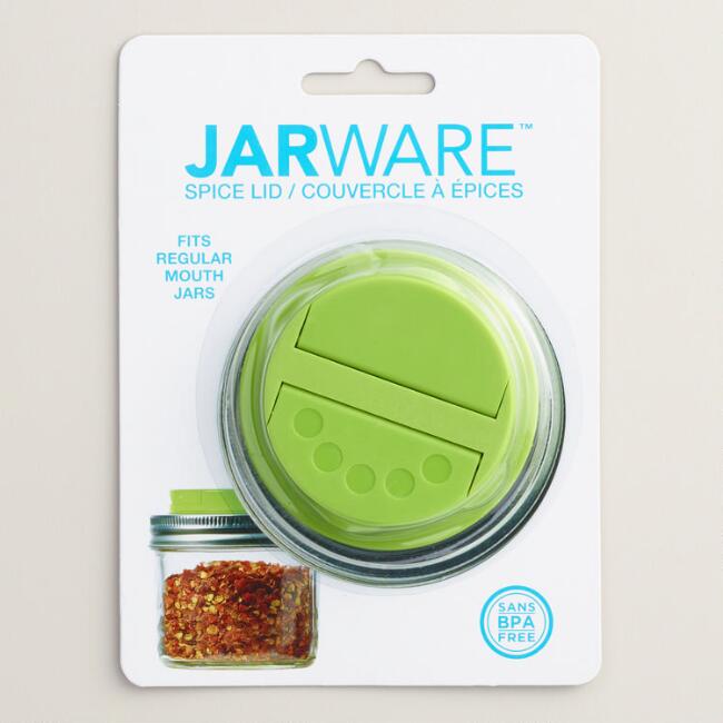 Couvercle à épices vert pour pots Mason - Jarware - Pot masson - - La Guilde Culinaire