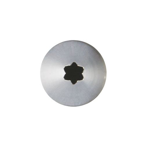 Douille en inox Étoile ouverte de 3.5mm #16 - SG - Douille et poche - - La Guilde Culinaire