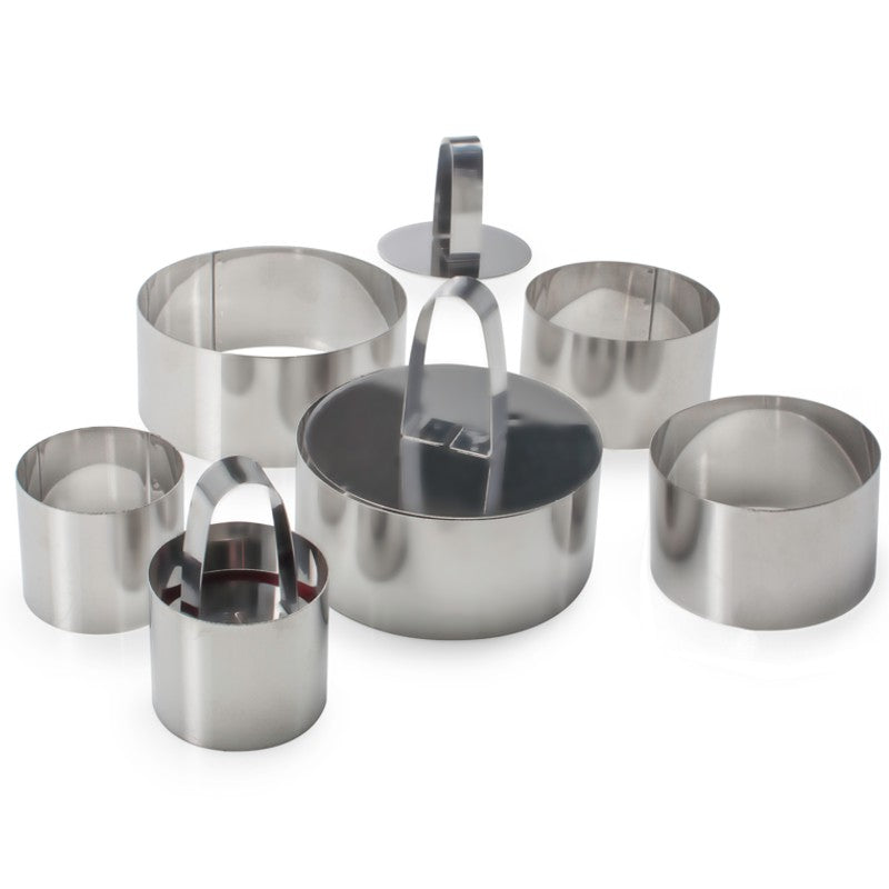 Ensemble de 6 emporte-pièces et 3 poussoirs ronds - A la Tarte - Emporte-pièce - - La Guilde Culinaire
