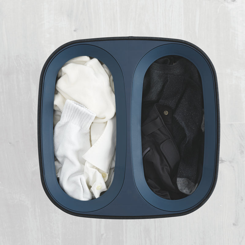 Panier à linge facile à vider Tota 60L Noir - Joseph Joseph - Panier à linge - - La Guilde Culinaire