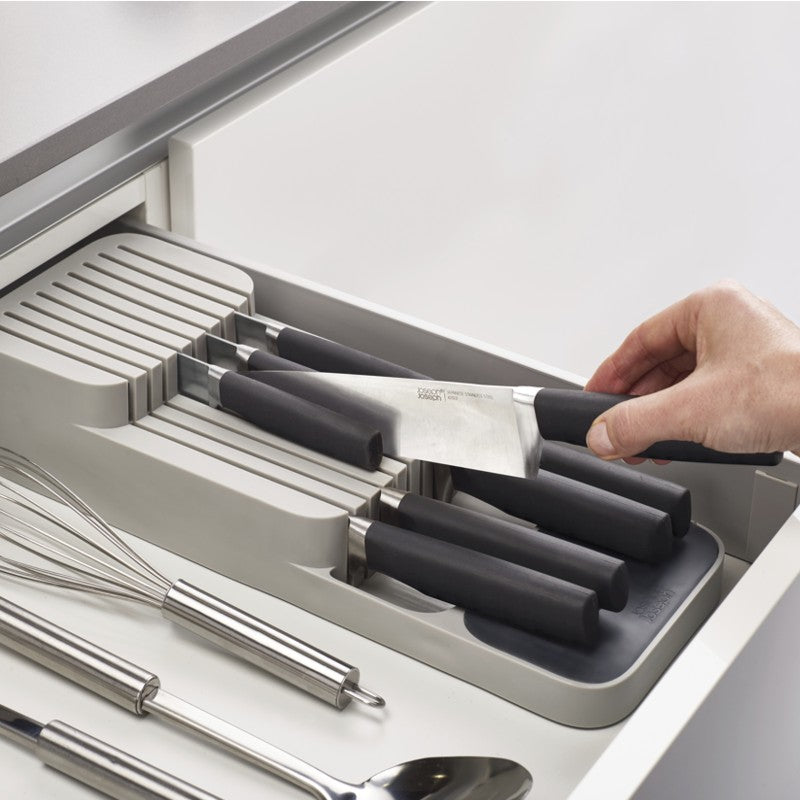 Range-couteaux compact à 2 niveaux DrawerStore - Joseph Joseph - Range-couvert - - La Guilde Culinaire