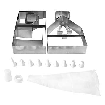 Ensemble d'emporte-pièces Maison Pain d'épices (19 pièces) - Fox Run - Emporte-pièce - - La Guilde Culinaire