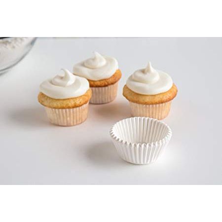 Petits moules en papier blanc - Fox Run - Moule à muffins - - La Guilde Culinaire