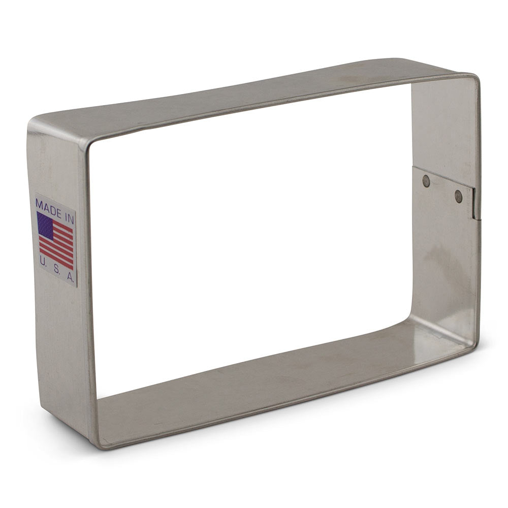 Emporte-pièce Rectangle 3 7/8" x 2 5/8" - Ann Clark Cookie Cutters - Emporte-pièce - - La Guilde Culinaire