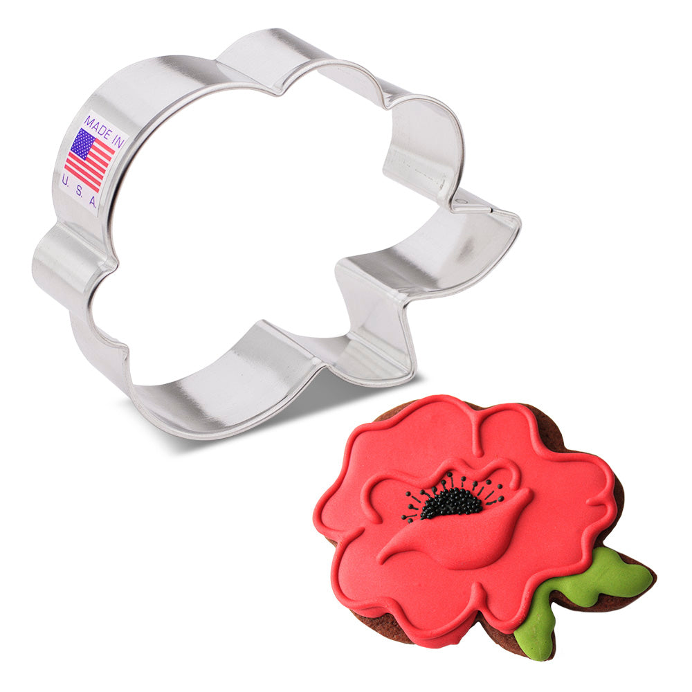 Emporte-pièce Rose 3"x4" - Ann Clark Cookie Cutters - Emporte-pièce - - La Guilde Culinaire