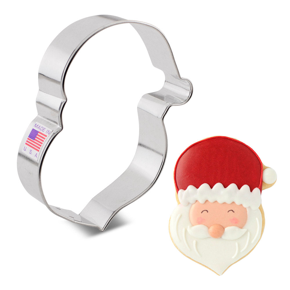 Emporte-pièce face du père Noël 4" - Ann Clark Cookie Cutters - Emporte-pièce - - La Guilde Culinaire