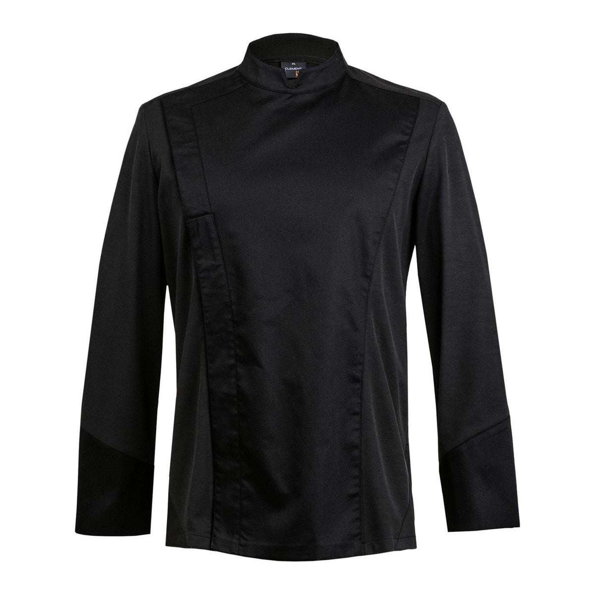 Veste de cuisine C-ONE Noir Longues T00 - UE XS-40/42 - US 31/33 - Clement Design - Veste cuisine homme - CONE NOIR ML T00 - La Guilde Culinaire