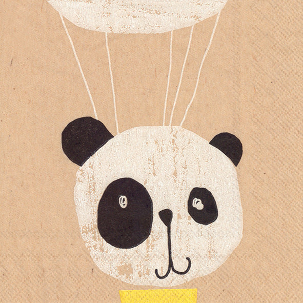 Serviette Cocktail Panda - IHR - Serviette - - La Guilde Culinaire