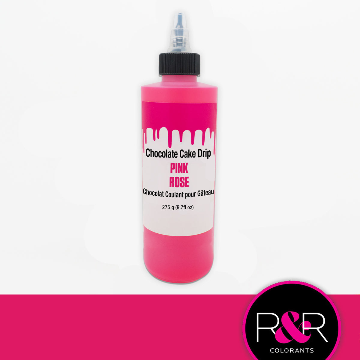 Chocolat Coulant pour Gâteau “Cake Drip” Rose - 275g - Roxy & Rich - Chocolat coulant pour gâteau - - La Guilde Culinaire
