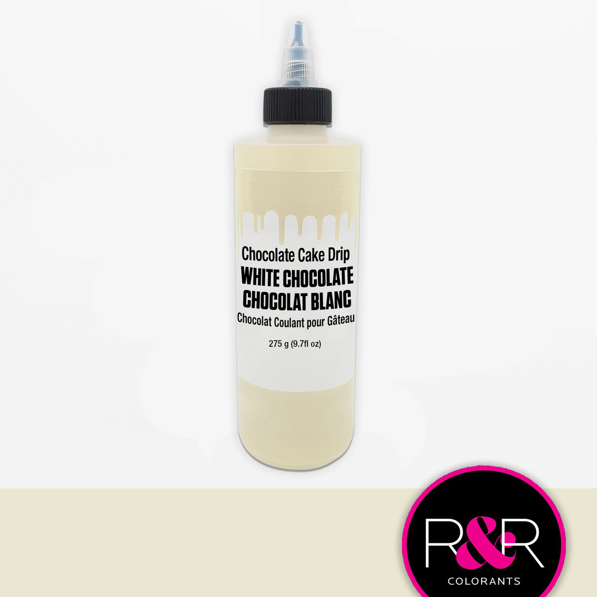 Chocolat Coulant pour Gâteau “Cake Drip” Chocolat Blanc - 275g - Roxy & Rich - Chocolat coulant pour gâteau - - La Guilde Culinaire
