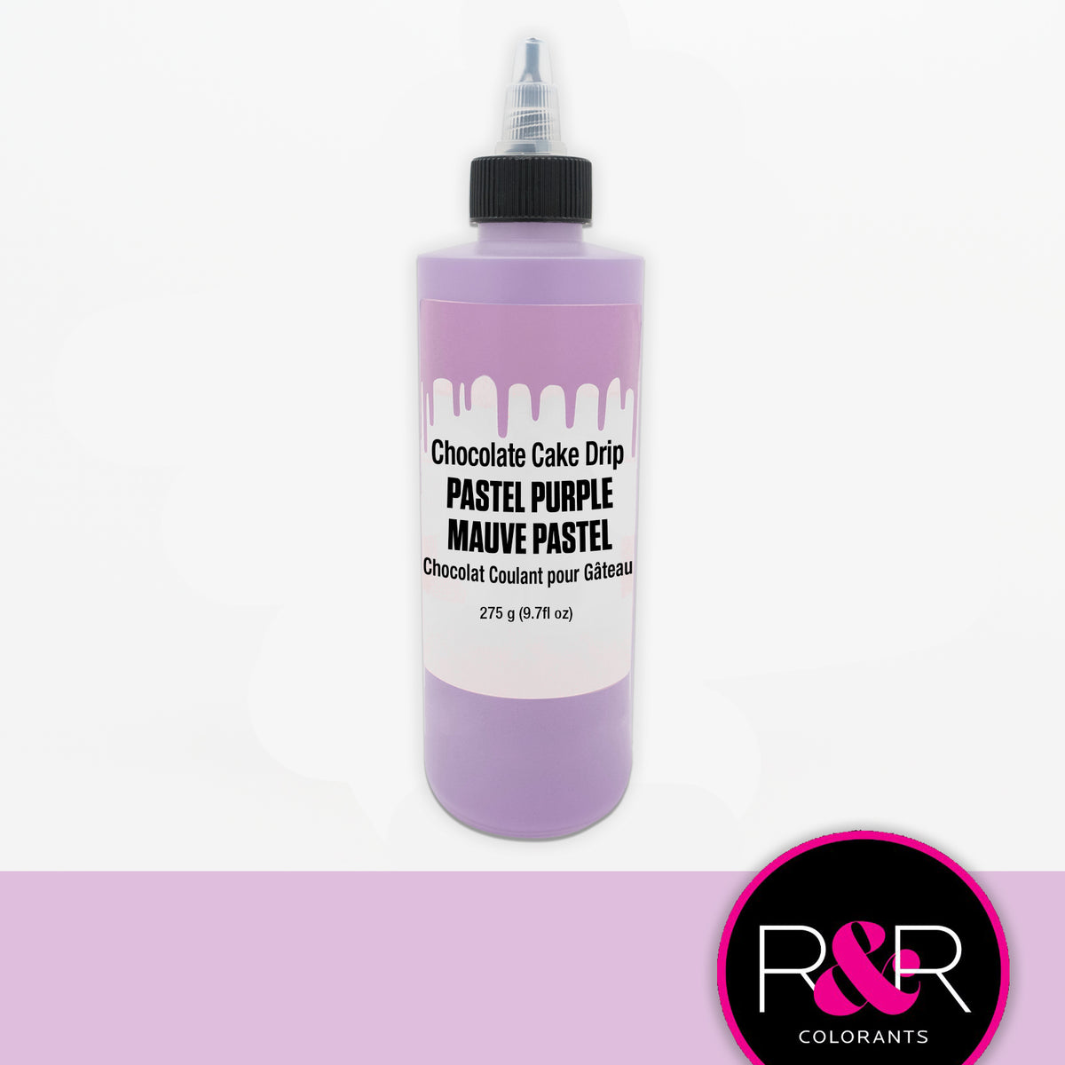 Chocolat Coulant pour Gâteau “Cake Drip” Mauve Pastel - 275g - Roxy & Rich - Chocolat coulant pour gâteau - - La Guilde Culinaire