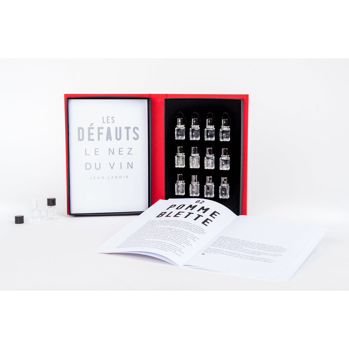 Les défauts du vin - 12 arômes Français - Le Nez du Vin - Livre d'alcool et boisson - VIN12DEFFR - La Guilde Culinaire